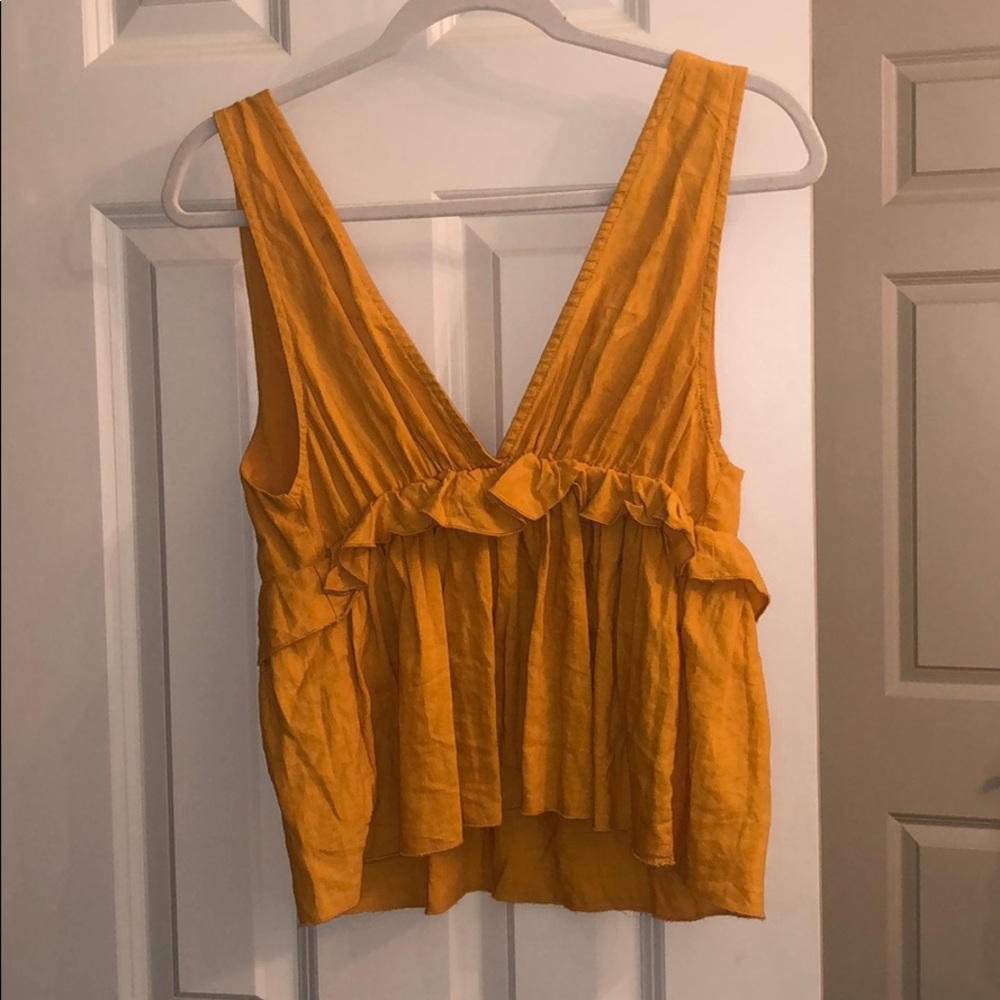 Urban Outfitters Yellow Tank Top